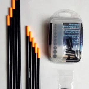 Multiweight Float Adaptor - 10 black orange floats set 4